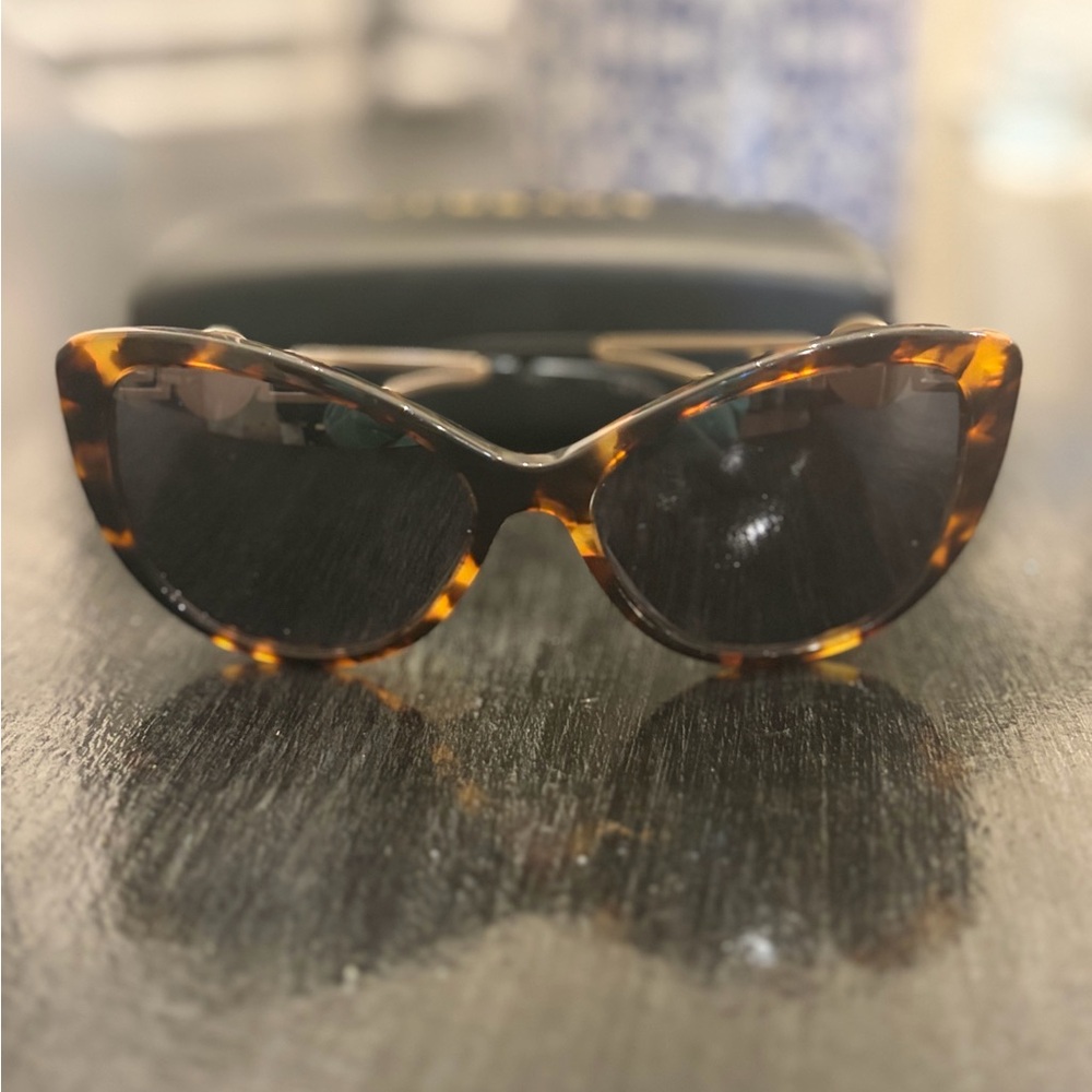 Versace Tortoise Shell Sunglasses